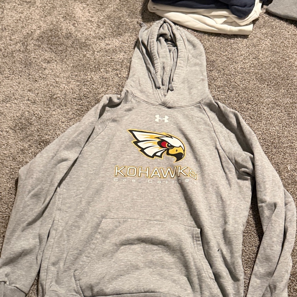 Under Armour Gray Kohawks Logo Hoodie